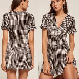 NWOT Reformation Dolce Gingham Dress
